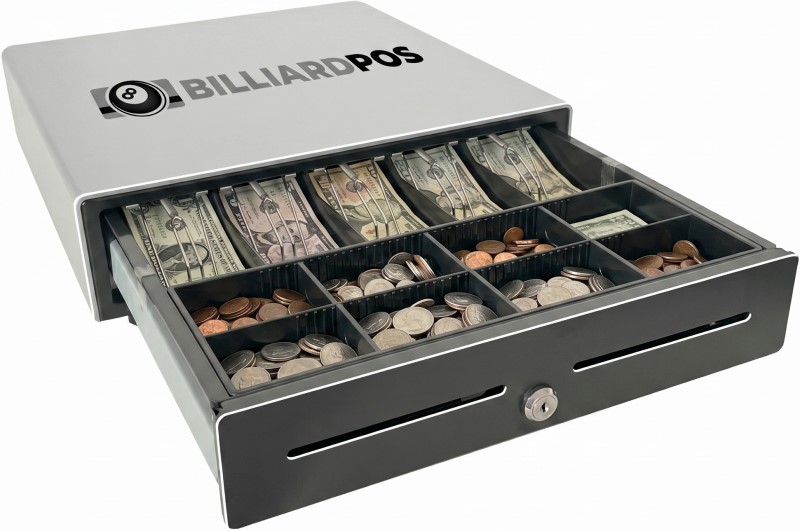 Automatic cash drawer opening in BilliardPOS pool hall POS software